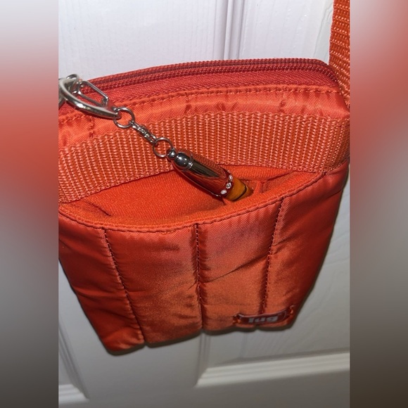 EUC Orange Lug Purse with Pen - Picture 6 of 6